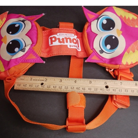 Dog Harness Saddle Bags  Style Outward Hound S/M Orange Owl Motif - Picture 2 of 9